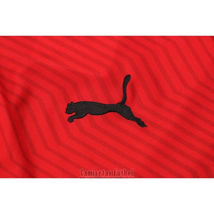 Chandal del AC Milan Manga Corta 2021-2022 Rojo